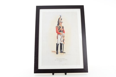 Lot 89 - FIVE MIXED MEDIA MILITARIA PICTURES