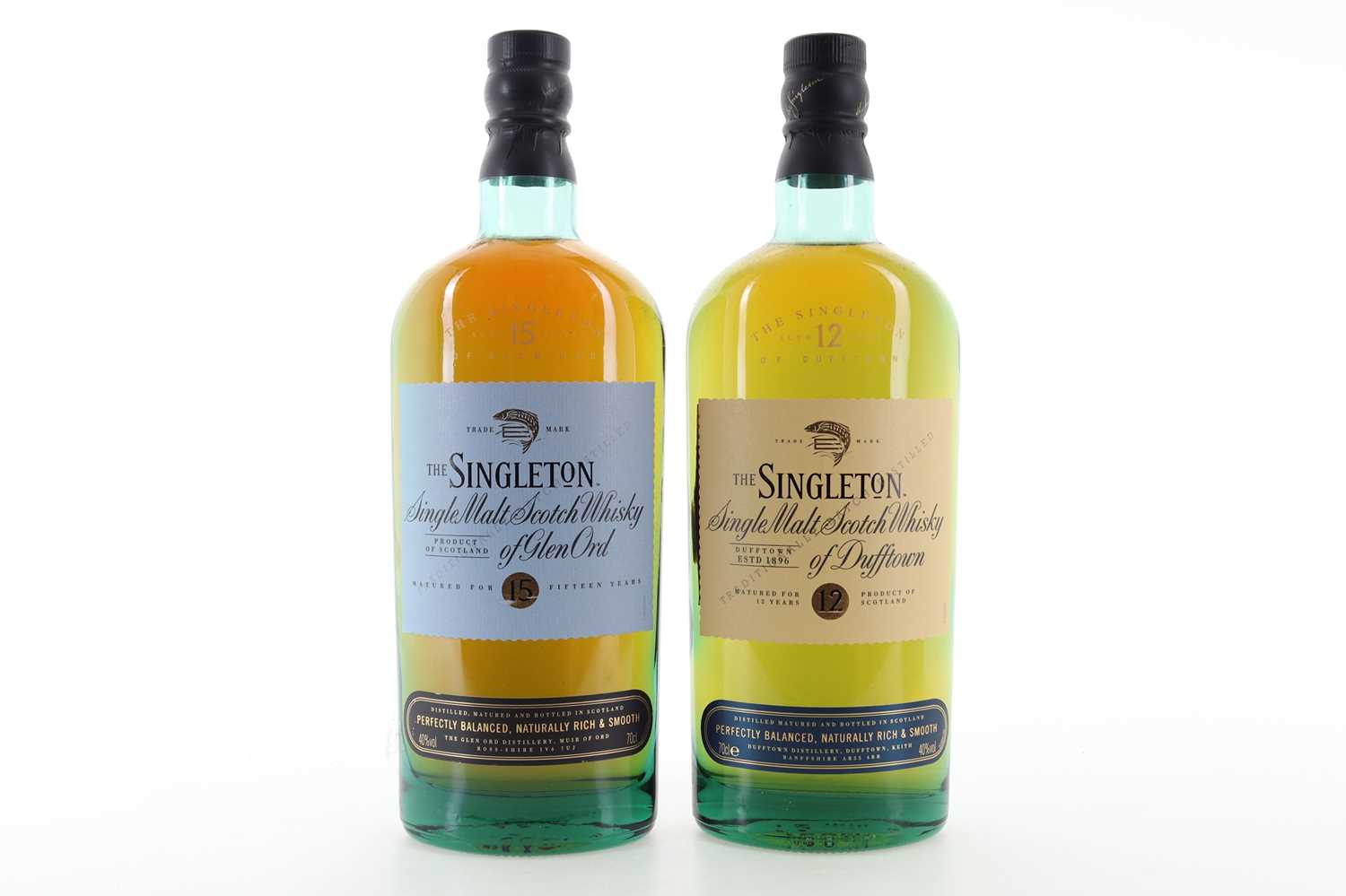 Lot 258 - SINGLETON OF GLEN ORD 15 YEAR OLD AND SINGLETON OF DUFFTOWN 12 YEAR OLD