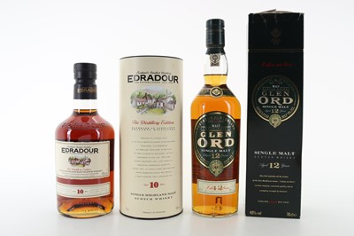 Lot 276 - GLEN ORD 12 YEAR OLD AND EDRADOUR 10 YEAR OLD