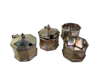 Lot 434 - COLLECTION OF SILVER CRUETS