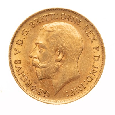 Lot 42 - GEORGE V GOLD HALF SOVERIEGN