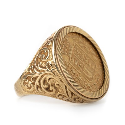 Lot 20 - VICTORIA GOLD SOVEREIGN RING