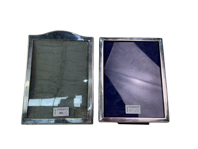 Lot 501 - TWO SILVER PHOTOGRAPH FRAMES