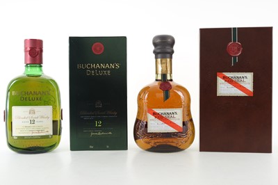 Lot 16 - BUCHANAN'S 12 YEAR OLD DELUXE 75CL AND RED SEAL 75CL