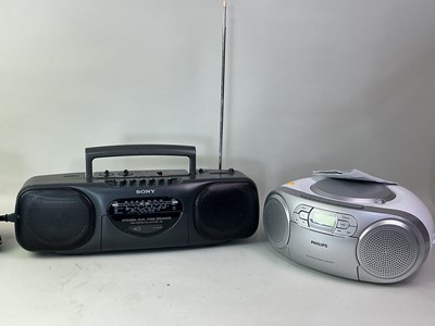 Lot 592 - COLLECTION OF VARIOUS CD AND CASSETTE RADIOS