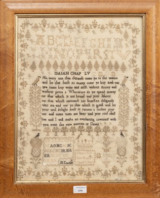 Lot 1256 - SCOTTISH PROVINCIAL ALPHABETICAL AND PICTORIAL SAMPLER