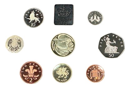 Lot 605 - GROUP OF UK PROOF COIN COLLECTIONS