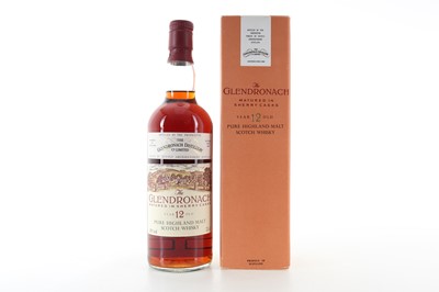 Lot 159 - GLENDRONACH 12 YEAR OLD SHERRY CASKS 1980S 75CL