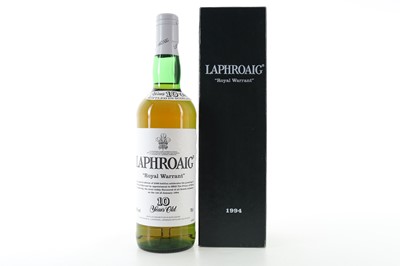 Lot 313 - LAPHROAIG 10 YEAR OLD ROYAL WARRANT 1994