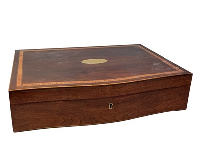 Lot 542 - TWO POKERWORK TRINKET BOXES