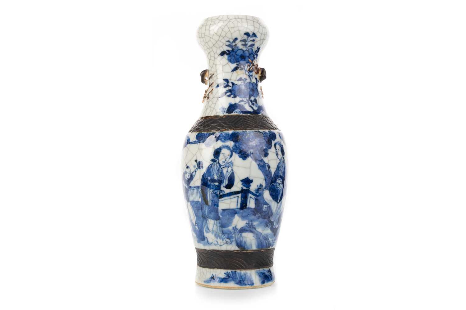 Lot 1284 - CHINESE PORCELAIN BLUE AND WHITE VASE