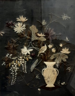 Lot 653 - NEEDLEWORK PANEL