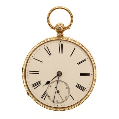 Lot 871 - OPEN FACE POCKET WATCH