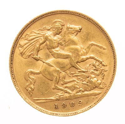 Lot 44 - EDWARD VII HALF SOVEREIGN