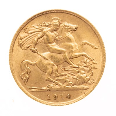 Lot 45 - GEORGE V HALF SOVEREIGN