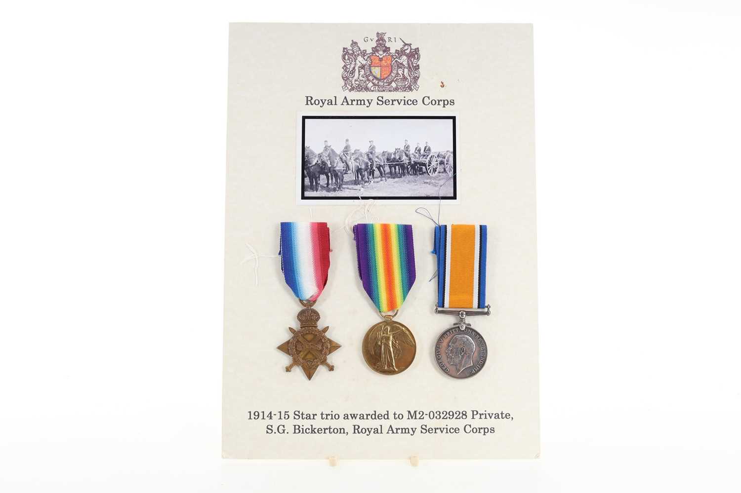 Lot 56 - ROYAL ARMY SERVICE CORPS TRIO