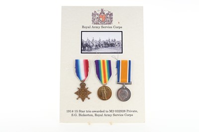 Lot 56 - ROYAL ARMY SERVICE CORPS TRIO