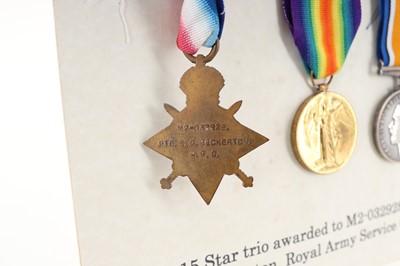Lot 56 - ROYAL ARMY SERVICE CORPS TRIO