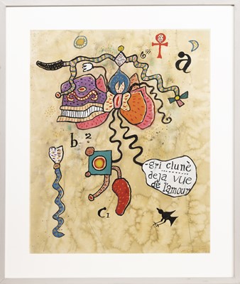 Lot 184 - * ALAN DAVIE CBE RA HRSA RWA (SCOTTISH 1920 - 2014)