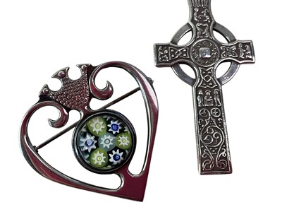 Lot 658 - COLLECTION OF SCOTTISH SILVER JEWELLERY