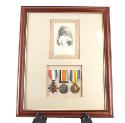 Lot 15 - WWI MEDAL TRIO