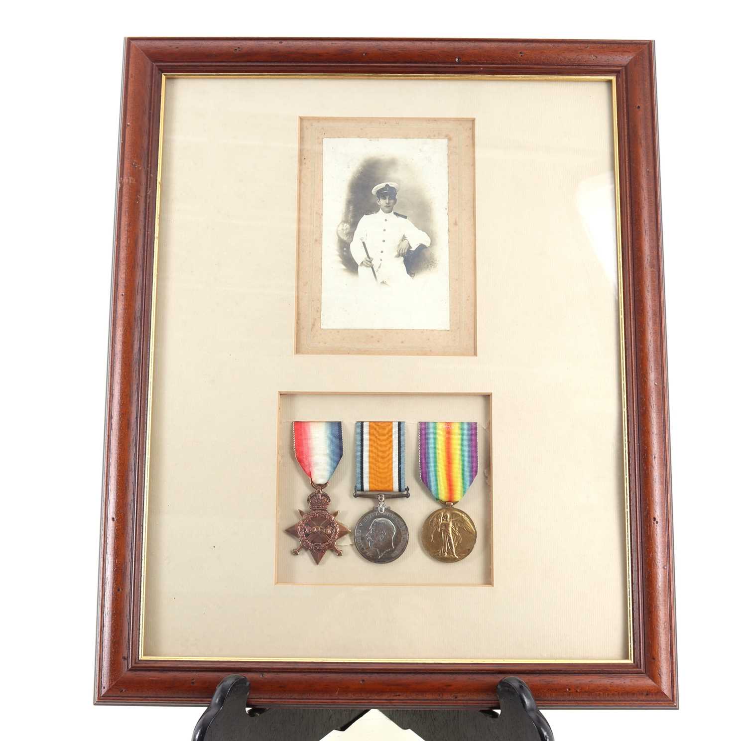 Lot 15 - WWI MEDAL TRIO