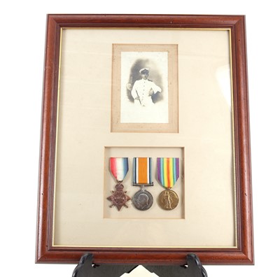 Lot 15 - WWI MEDAL TRIO