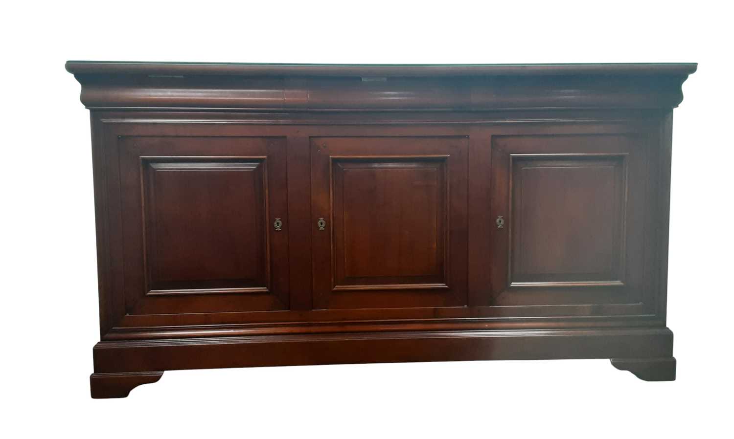 Lot 642 - CHERRY WOOD SIDEBOARD