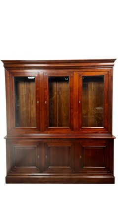 Lot 643 - CHERRY WOOD BOOKCASE