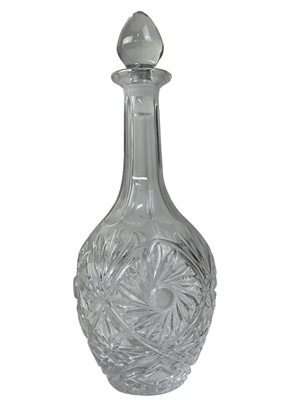 Lot 553 - CRYSTAL TABLE LAMP