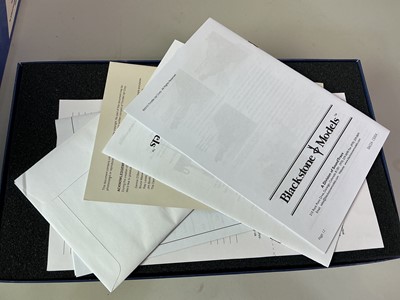 Lot 306 - BLACKSTONE MODELS