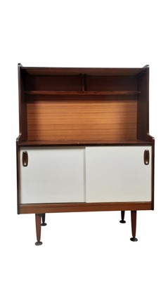 Lot 572 - PAINTED TEAK SIDE CABINET