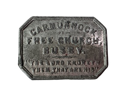 Lot 743 - COLLECTION OF CHURCH COMMUNION TOKENS