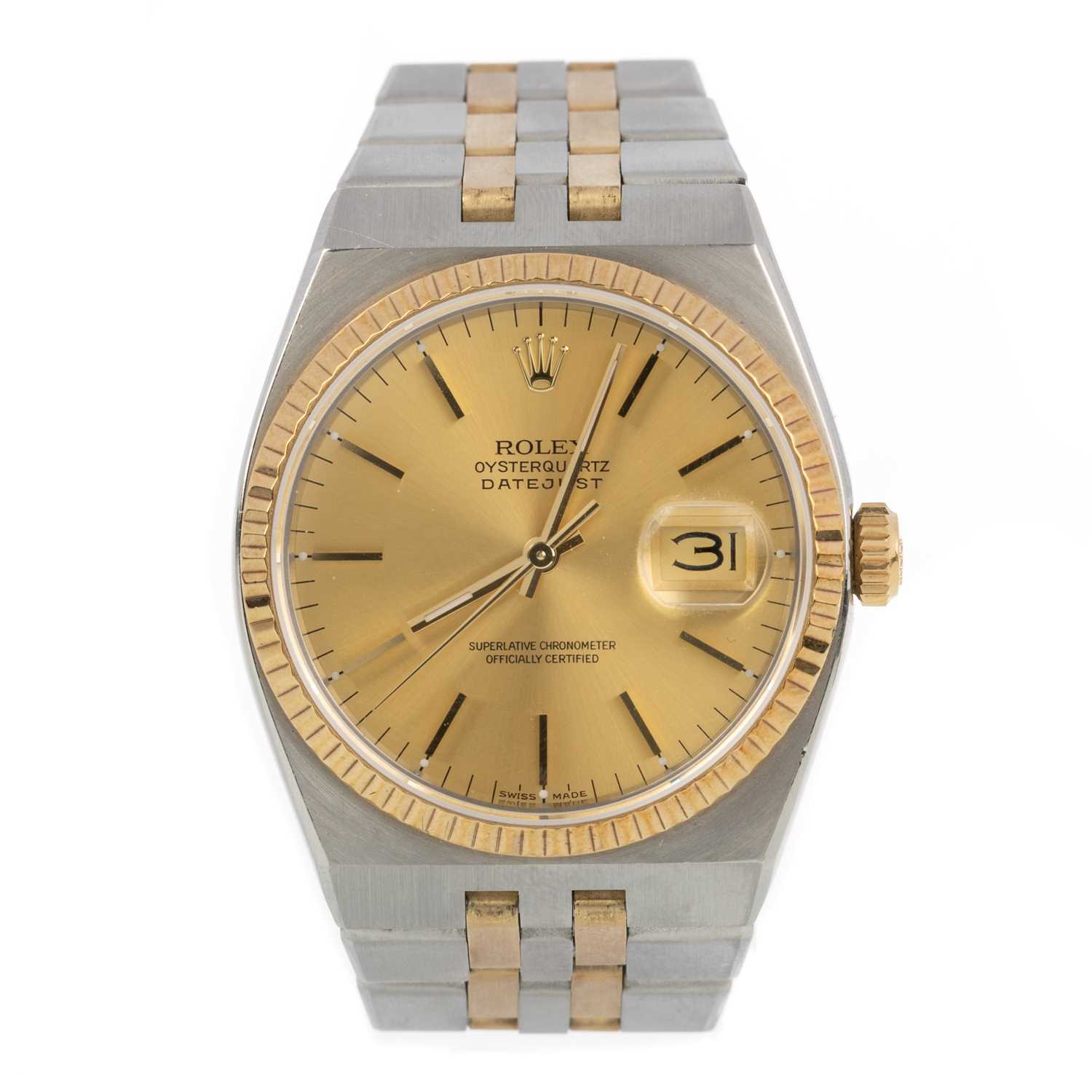 ROLEX OYSTERQUARTZ STAINLESS STEEL WRIST WATCH