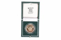 Lot 556 - GOLD PROOF TWO POUND COIN DATED 1986...