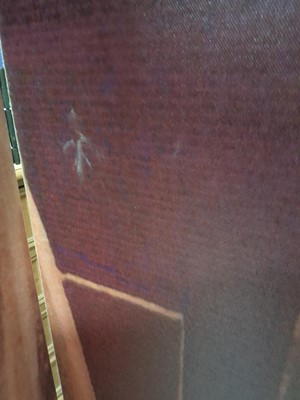 Lot 574 - THREE FOLD SCREEN