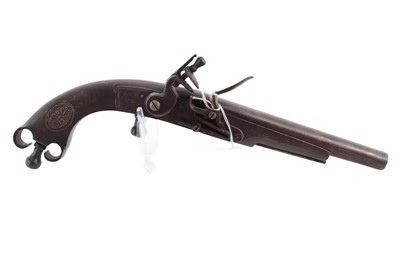 Lot 116 - SCOTTISH TYPE BELT PISTOL BY BISSELL