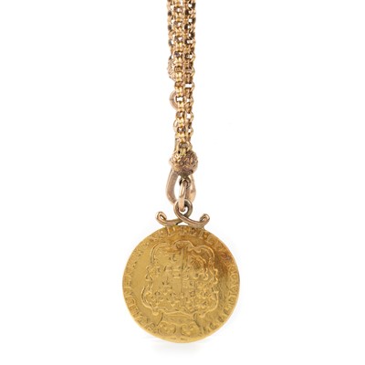 Lot 62 - GEORGE II GOLD GUINEA APPENDAGE