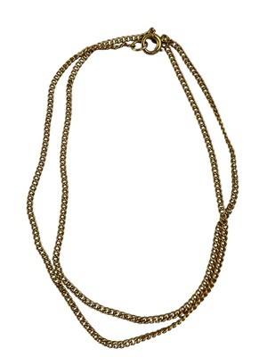 Lot 670 - GOLD NECKLACE