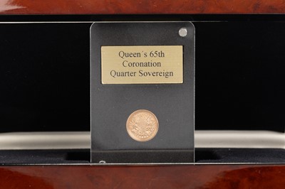 Lot 71 - ELIZABETH II 65TH CORONATION GOLD QUARTER SOVEREIGN