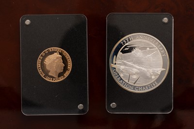 Lot 77 - ELIZABETH II OPERATION CHASTISE GOLD ONE POUND COIN