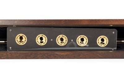 Lot 85 - HER MAJESTY QUEEN ELIZABETH II 95TH BIRTHDAY 'TWO CROWNS' GOLD FIVE COIN SET