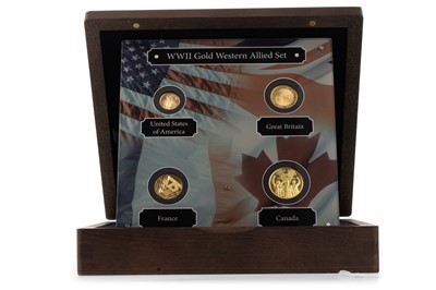 Lot 83 - THE 2020 WORLD WAR II WESTERN ALLIED GOLD COIN PROOF SET
