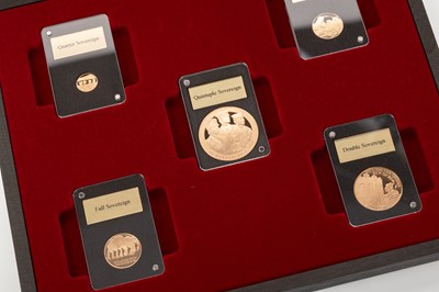 Lot 131 - ELIZABETH II WE WILL REMEMBER THEM SOVEREIGN SET