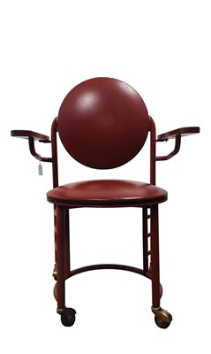 Lot 395 - FRANK LLOYD WRIGHT REPLICA 1936 JOHNSON WAX OFFICE CHAIR