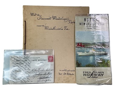 Lot 170 - COLLECTION OF SHIPPING, AUTOMOBILE AND FURTHER EPHEMERA