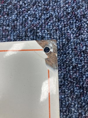 Lot 177 - VINTAGE SHIPPING LINE ENAMEL ADVERTISING SIGN