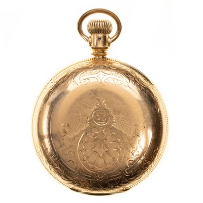 Lot 876 - GOLD PLATED POCKET WATCH