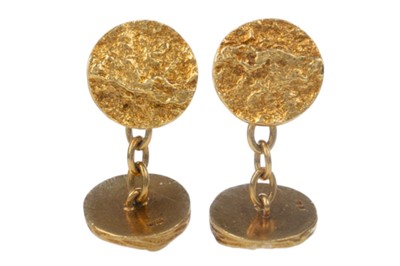 Lot 725 - IN THE MANNER OF ANDREW GRIMA, PAIR OF CUFFLINKS