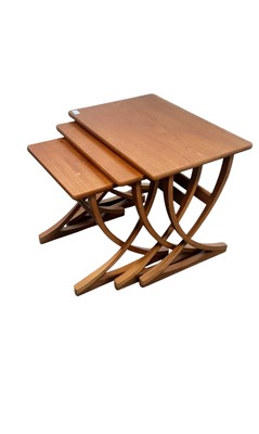 Lot 34 - NEST OF NATHAN TEAK TABLES